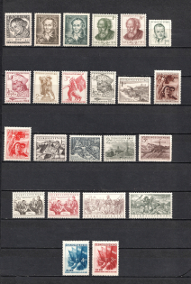 1952 Czechoslovakia Collection (Full Sets, 2 Scans, CV $60, MNH/MH)