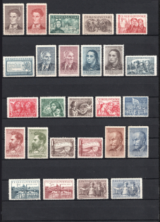 1950-51 Czechoslovakia Collection (Full Sets, 2 Scans, CV $50, MNH)