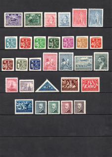 1945-46 Czechoslovakia Collection (Full Sets, 2 Scans, CV $20, MNH)