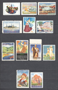 Latvia Baltic Non-Postal Label Group (MNH)