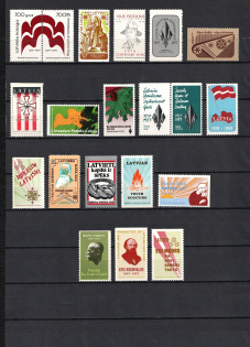 Latvia Non-Postal (Group of Stamps, MNH)