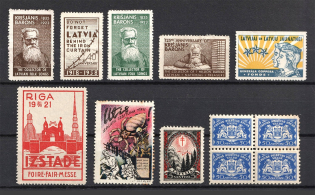 Latvia Non-Postal (Group of Stamps, MNH/MH)