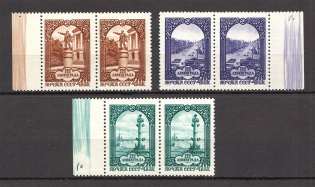 1957 250th Anniversary of Leningrad, Soviet Union USSR (Pairs, Full Set, MNH)