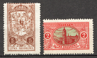 1921 Central Lithuania Russia Civil War (Shifted Perforation)