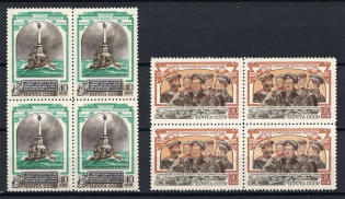 1954 100th Anniversary of the Defence of Sevastopol, Soviet Union USSR (Blocks of Four, MNH)