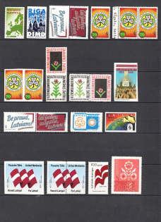 Latvia Non-Postal (Group of Stamps, MNH/MH)