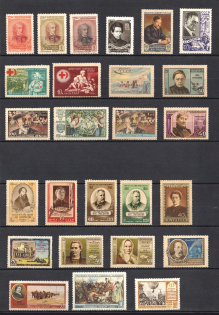 1956 Year Soviet Union Collection of 35 Full Sets (MNH)