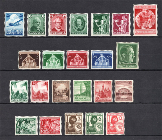 1936-40 Third Reich, Germany Collection (Full Sets, CV $50)