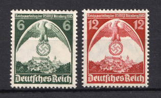 1935 Third Reich, Germany (Full Set, CV $30, MNH)