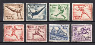 1936 Third Reich, Germany (Full Set, CV $30)