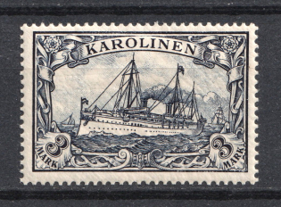 1900 3M Caroline Islands, German Colony
