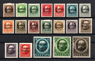 1919-20 Bavaria, Germany (Full Set)
