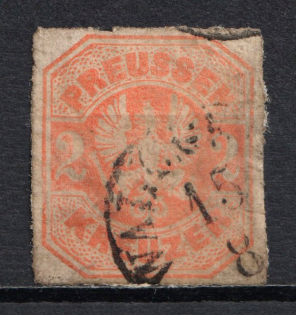 1867 Prussia, Germany (Canceled, CV $160)