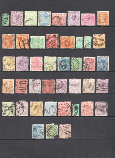 Victoria, British Colonies (Group of Stamps, Canceled)
