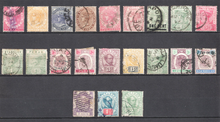 Malaysia, British Colonies (Group of Stamps, Canceled)