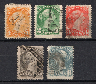 1870-93 Canada, British Colonies (Canceled, CV £30)