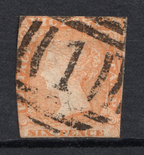 1854-59 6p Victoria, British Colonies (Canceled, CV £20)