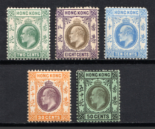 1904-11 Hong Kong, British Colonies (CV £160)