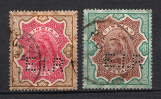 1895 India, British Colonies (Canceled, CV £50)