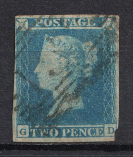 1841 Great Britain (Full Set, Canceled, CV £80)