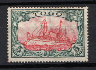 1909-19 5m Togo, German Colony