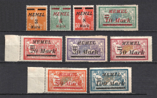 1922 Memel, Germany (Full Set)