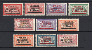 1922 Memel, Germany (Full Set)