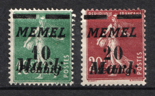 1922 Memel, Germany (Full Set)