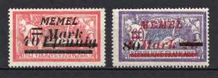 1922 Memel, Germany (Full Set)