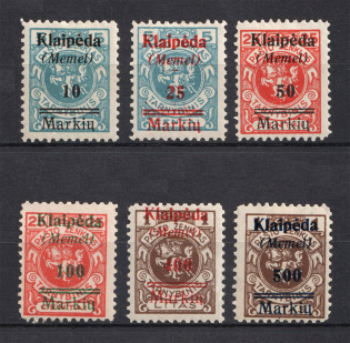 1923 Klaipeda Memel, Germany (Full Set)
