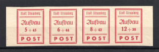 1946 Strausberg, Germany Local Post (Imperforated, Full Set, CV $10)