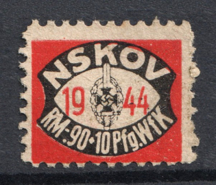 1944 National Socialist War Victim's Care `Nskov`, Germany