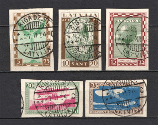 1932 Latvia (Full Set, Signed, Canceled, CV $150)