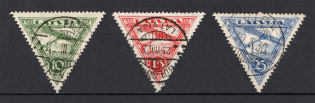 1928 Latvia Airmail (Full Set, Canceled, CV $10)