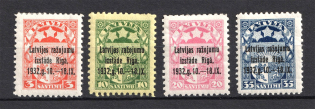 1932 Latvia (Full Set, CV $10)