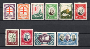 1930 Latvia (Full Set, CV $30, MH/MNH)