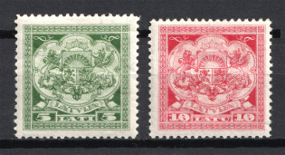 1925-26 Latvia (Full Set, CV $150)