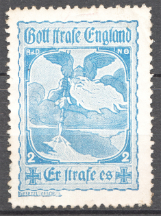 Germany Anti-English Propaganda Anglophobia Non-Postal `2`