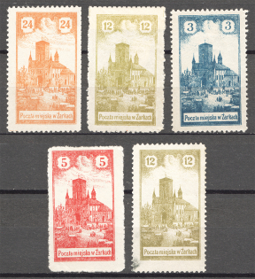 1918 Zarki Poland Group (MH/Cancelled)