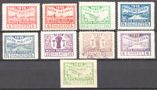 1918 Przedborz Poland Group (MH/Cancelled)