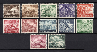 1943 Third Reich, Germany Wehrmacht (Full Set, CV $30, MNH)