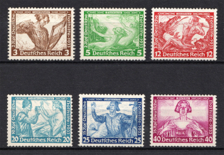 1933 Third Reich Wagner, Germany (Mi. 499A-507A, CV $3,780, MNH)