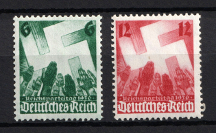 1936 Third Reich, Germany (Full Set, CV $20, MNH)