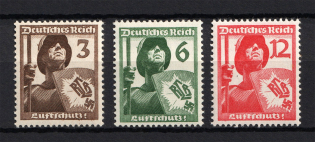1937 Third Reich, Germany (Full Set, CV $20, MNH)