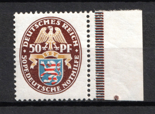 1926 50pf Weimar Republic, Germany (Mi. 401 Y, Signed, CV $520, MNH)