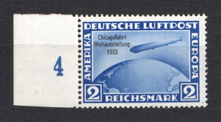 1933 2m Third Reich, Germany Airmail (Mi.497, Signed, CV $390, MNH)