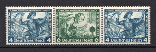 1933 Third Reich, Germany (Se-tenant, CV $100, MNH)