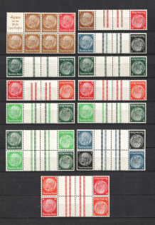 1939 Third Reich, Germany Collection (2 Pages, Coupon, Tete-beche, Se-tenant, CV $320, MH/MNH)