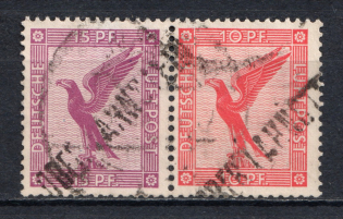1930 Weimar Republic, Germany (Se-tenant, Canceled, CV $160)