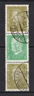 1932 Weimar Republic, Germany (Se-tenant, Canceled, CV $60)
